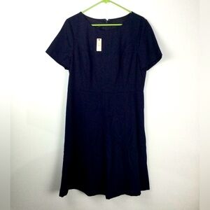 Talbots A Line Wool Dress womens size 12